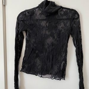 Lace Turtleneck Free People